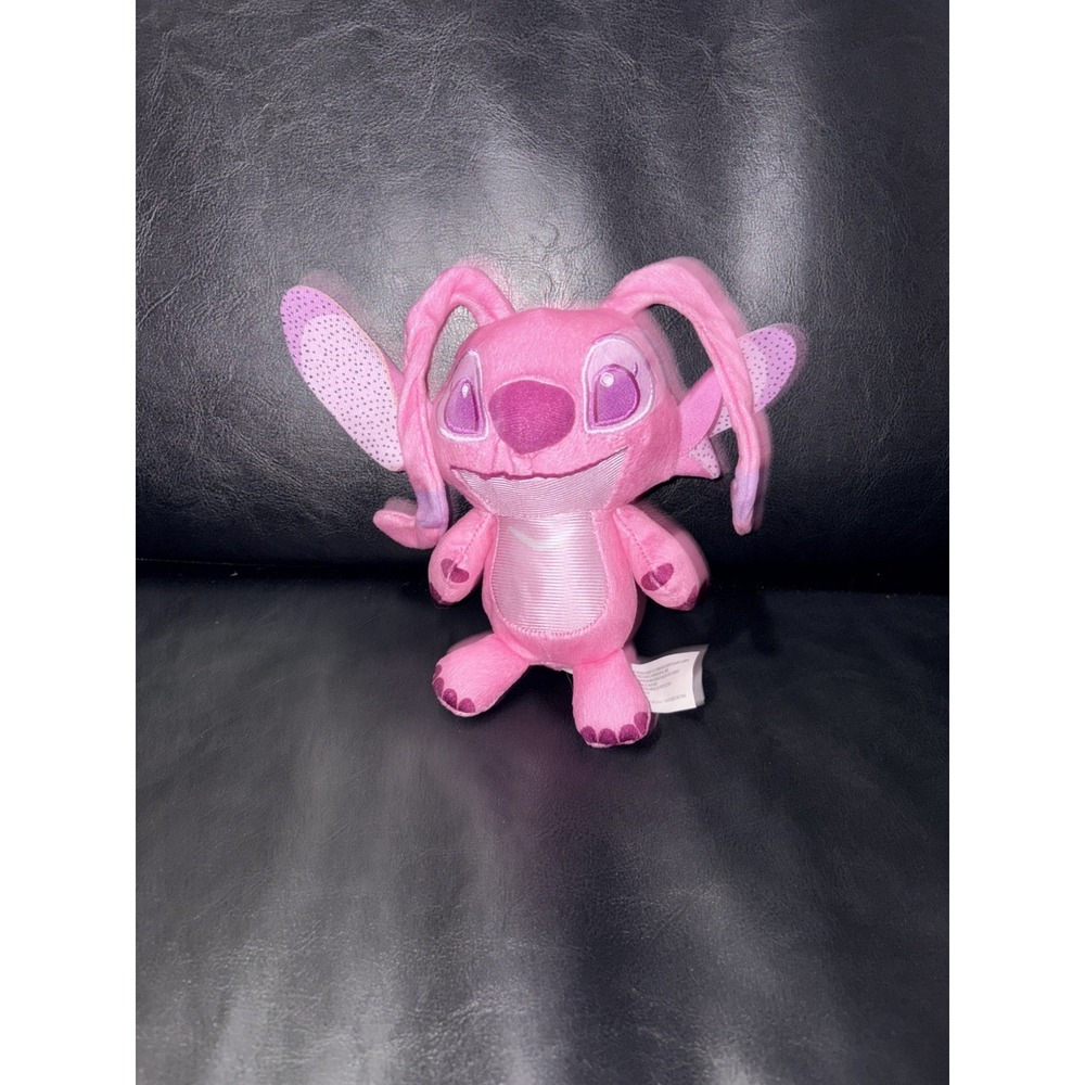 Disney Lilo & Stitch Stitch & Angel Purple Plush Stuffed Animal Small